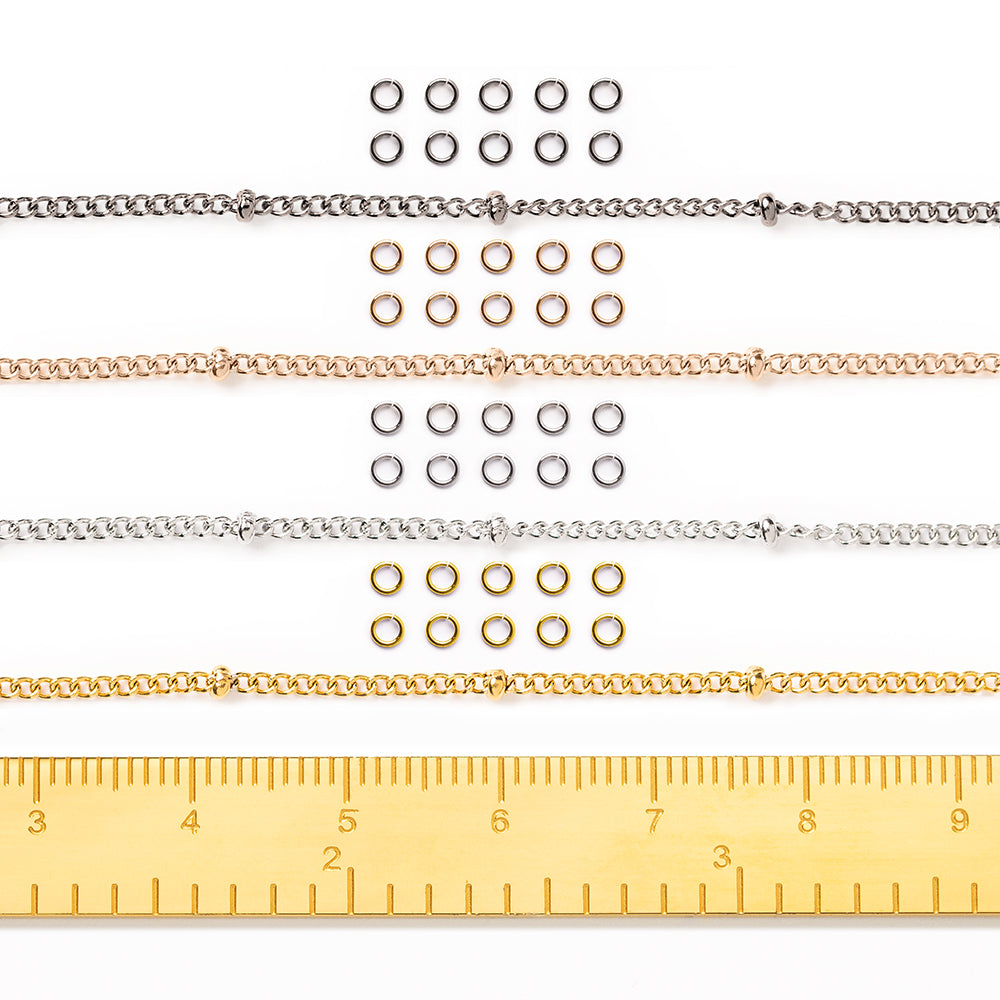 Permanent Jewelry Chains & Charms Case Pack