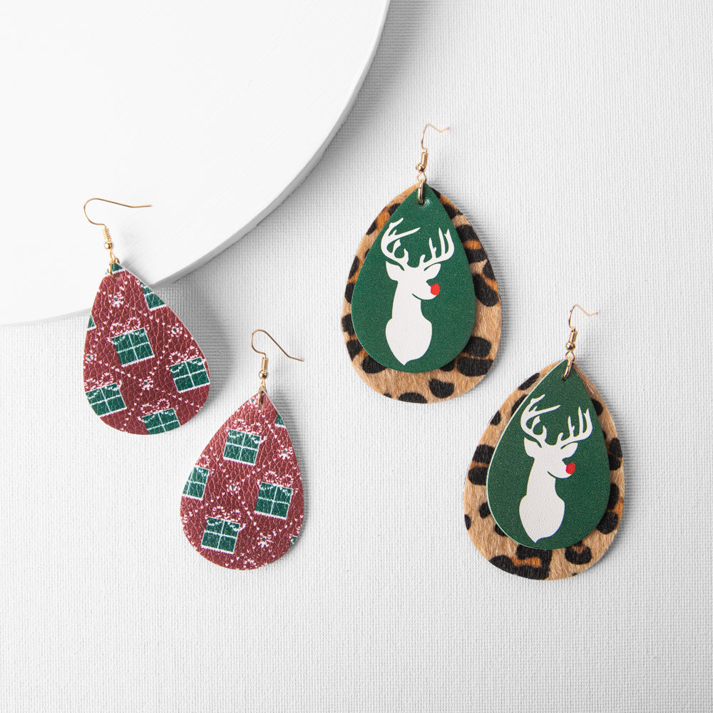 Reindeer Earring Set