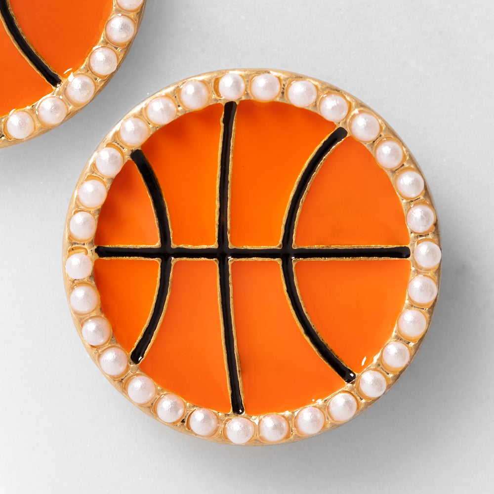 Basketball Life Earrings