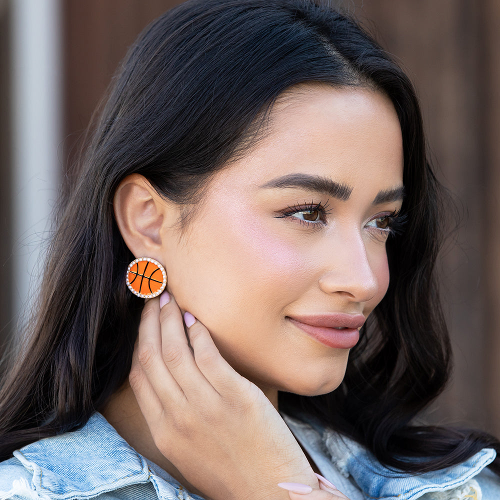 Basketball Life Earrings