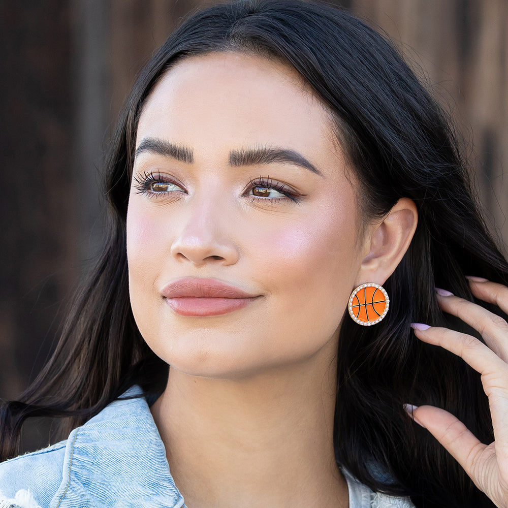 Basketball Life Earrings