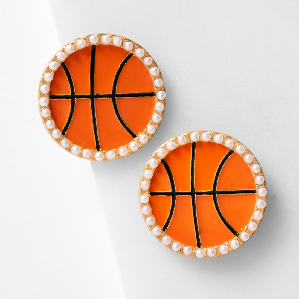 Basketball Life Earrings