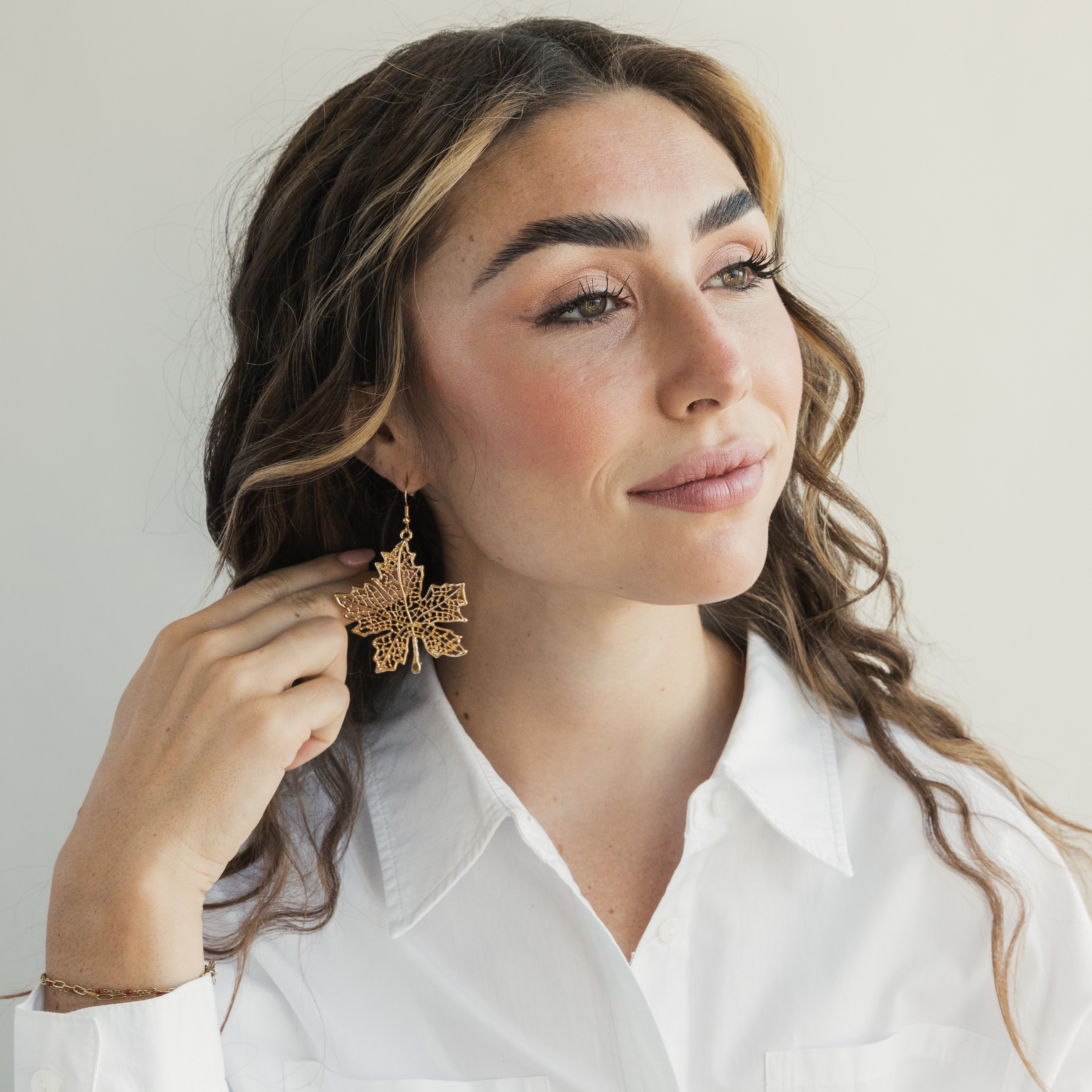 Maple Leaf Earring