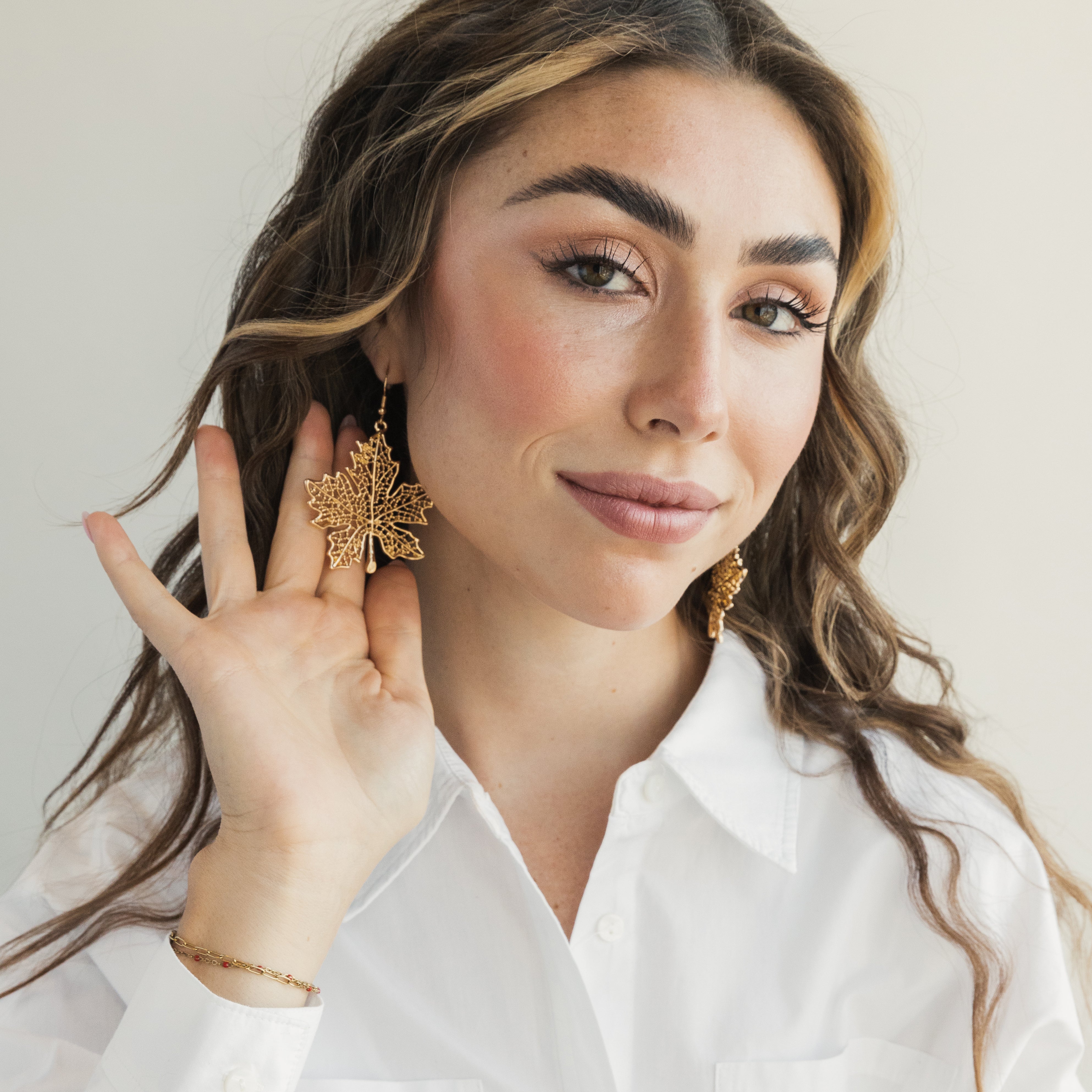 Maple Leaf Earring