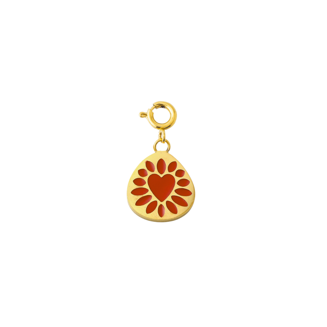 RED HEART TEARDROP