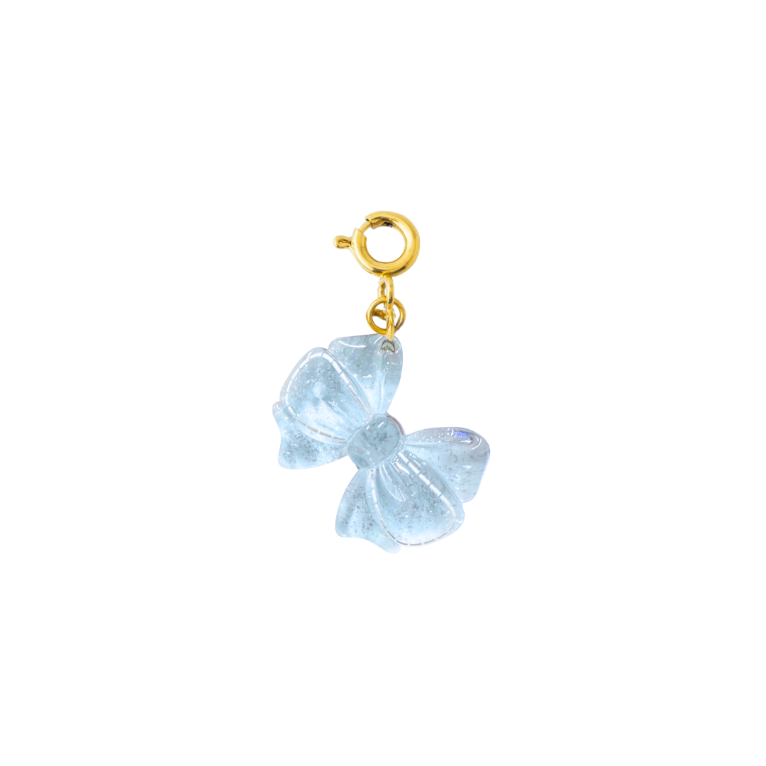 BLUE SPARKLE BOW