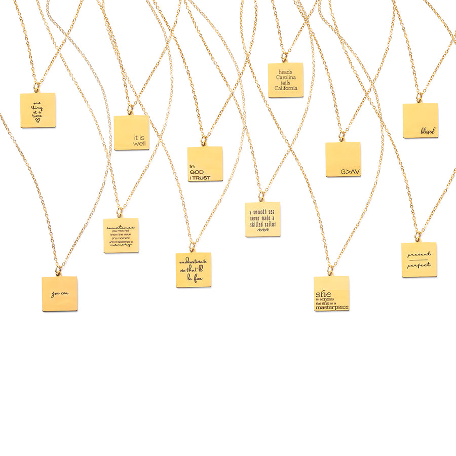 Inspiration Necklace Gold