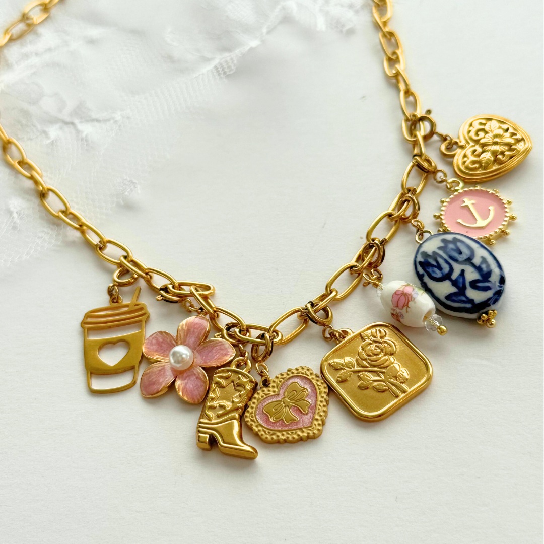 PORCELAIN FLORAL DROP