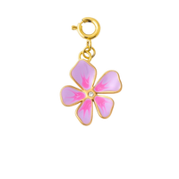 PURPLE WITH PINK FLOWER