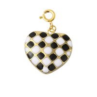 MEDIUM CHECKED HEART