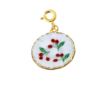 PORCELAIN CHERRY PLATE