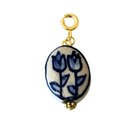 PORCELAIN FLORAL DROP