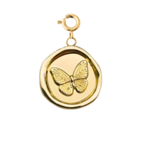 GOLD ENCIRCLED BUTTERFLY
