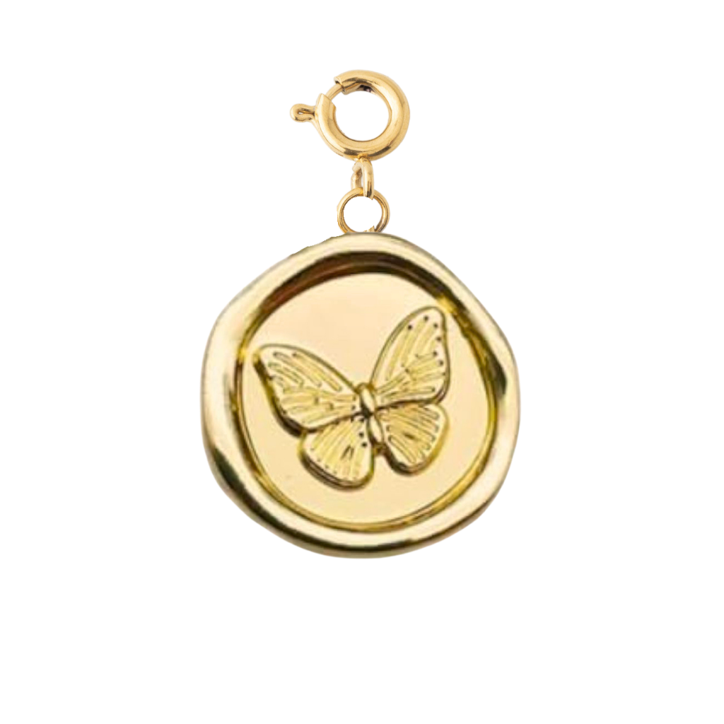 GOLD ENCIRCLED BUTTERFLY