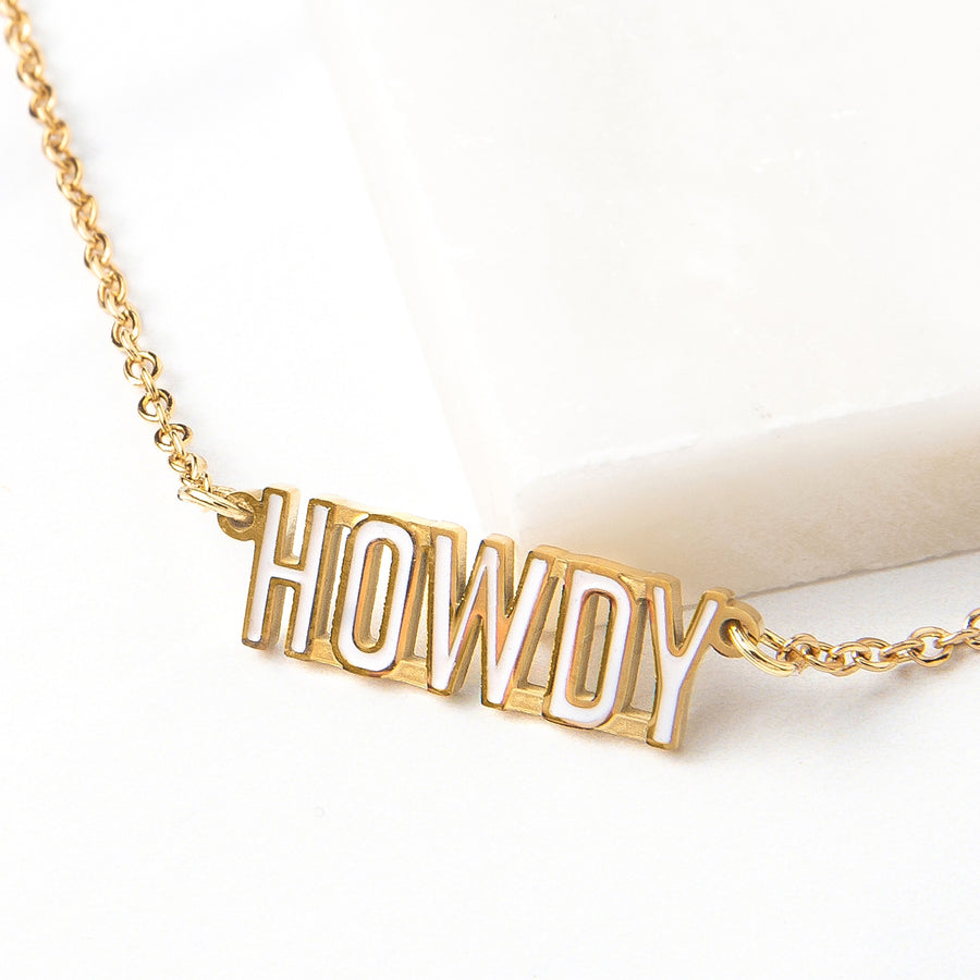 Howdy Necklace