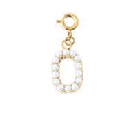 PRETTY PEARL INITIAL - O