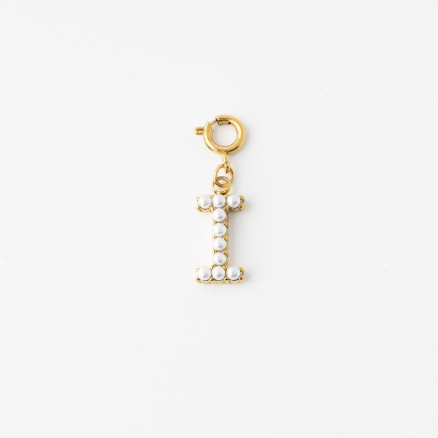 Pretty Pearl Initial Charm