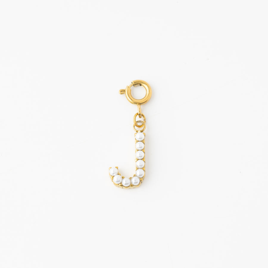 Pretty Pearl Initial Charm