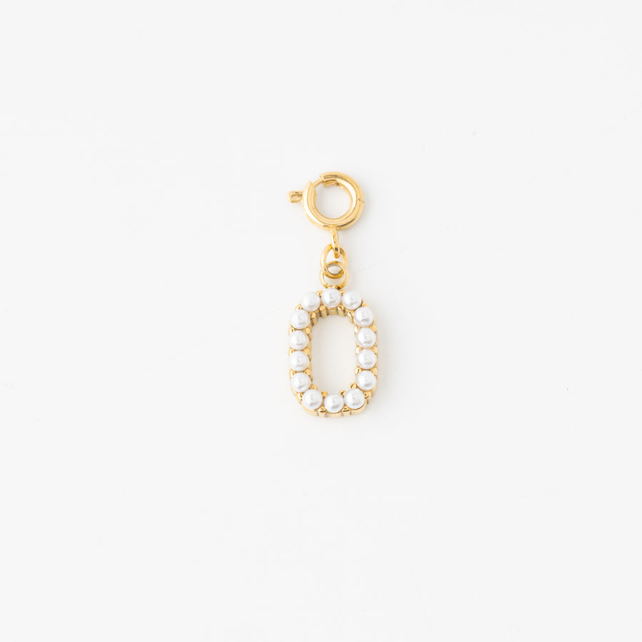 Pretty Pearl Initial Charm