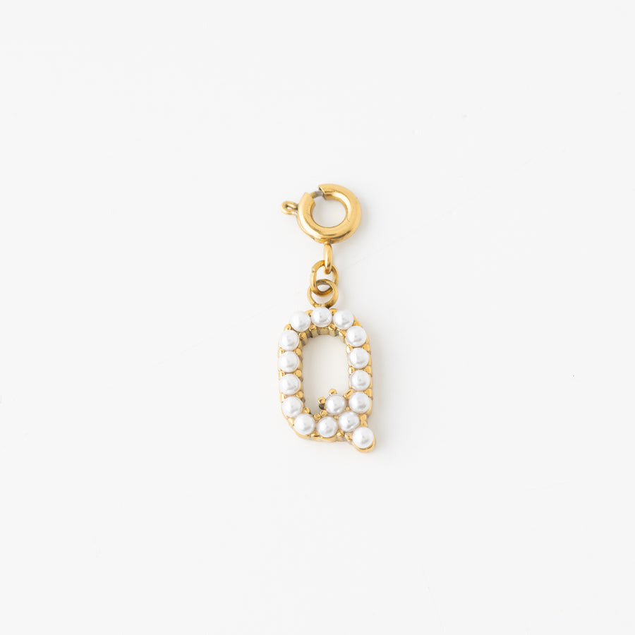 Pretty Pearl Initial Charm