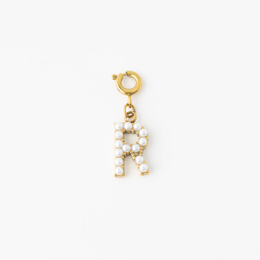 Pretty Pearl Initial Charm