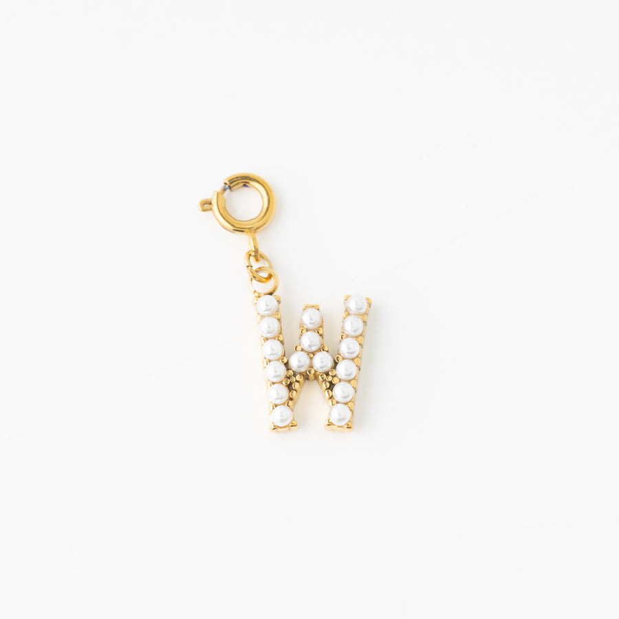 Pretty Pearl Initial Charm