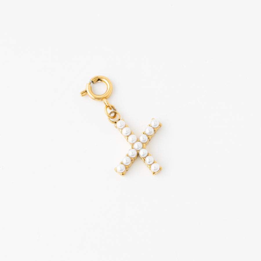 Pretty Pearl Initial Charm