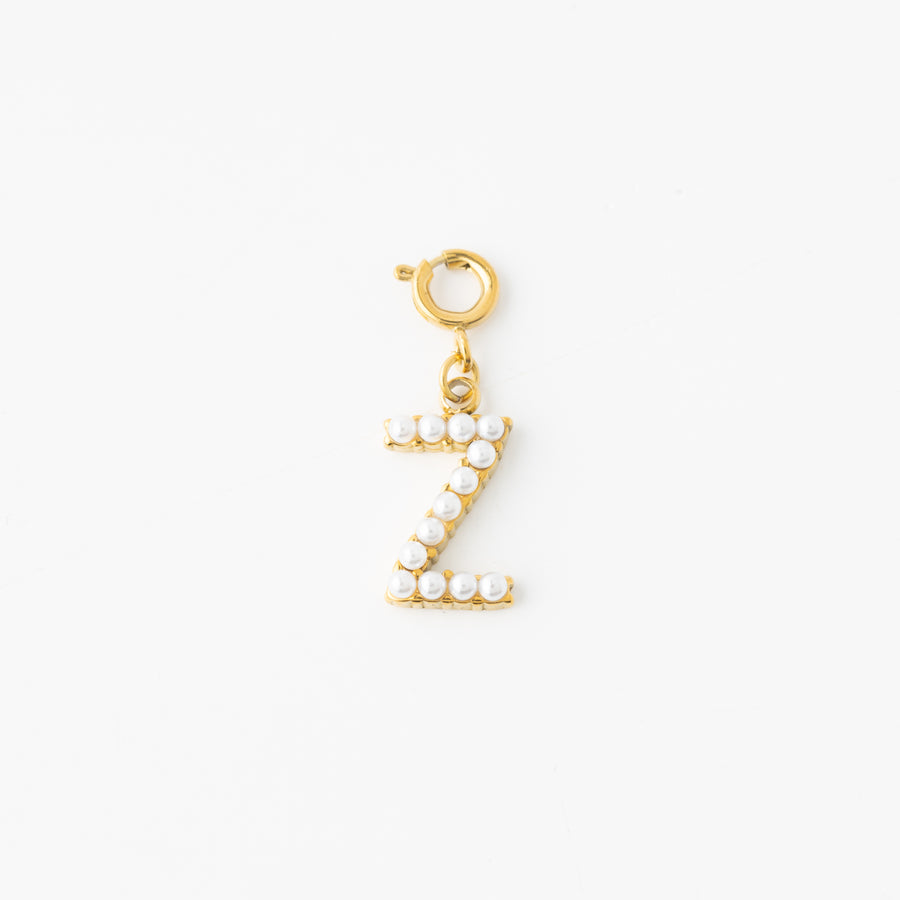 Pretty Pearl Initial Charm