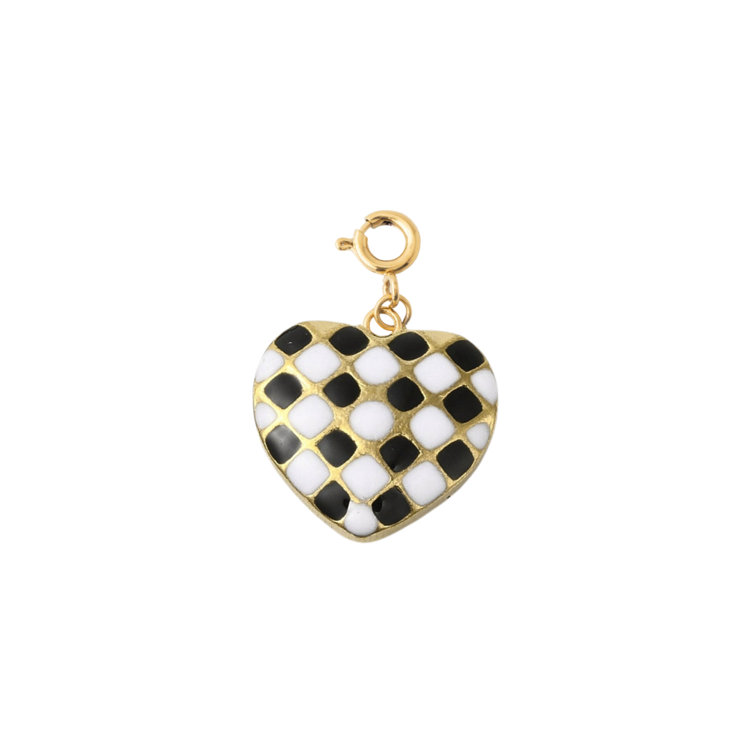MEDIUM CHECKED HEART