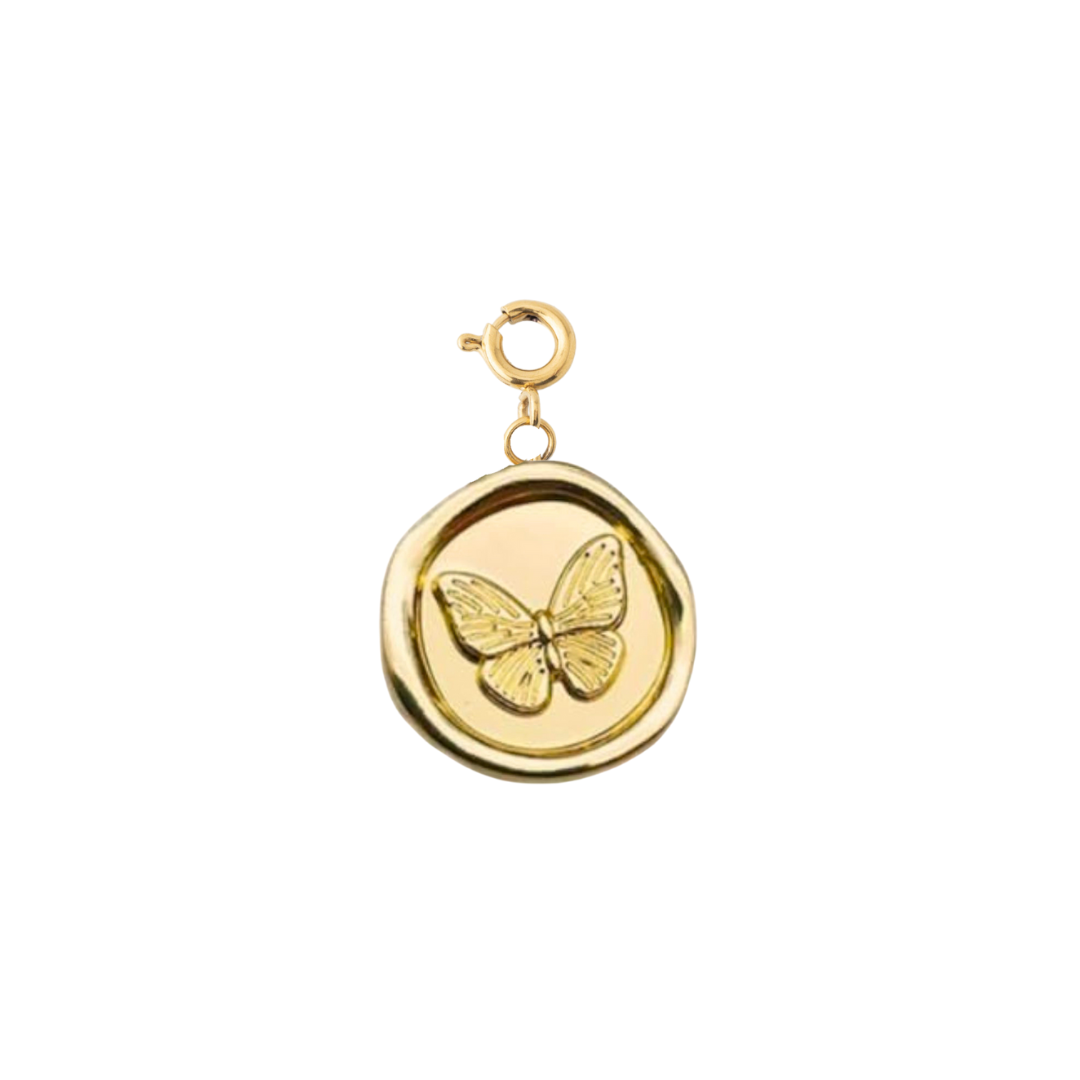 GOLD ENCIRCLED BUTTERFLY