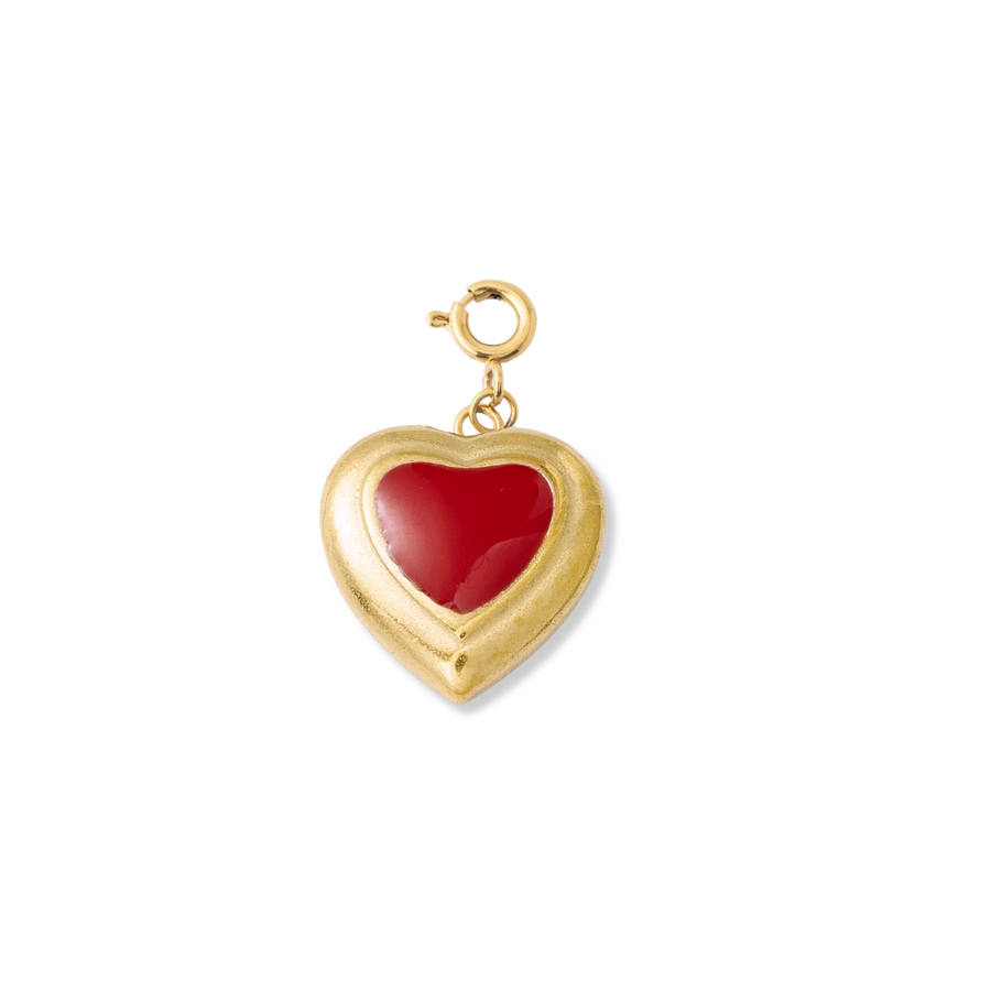 RED AND GOLD HEART