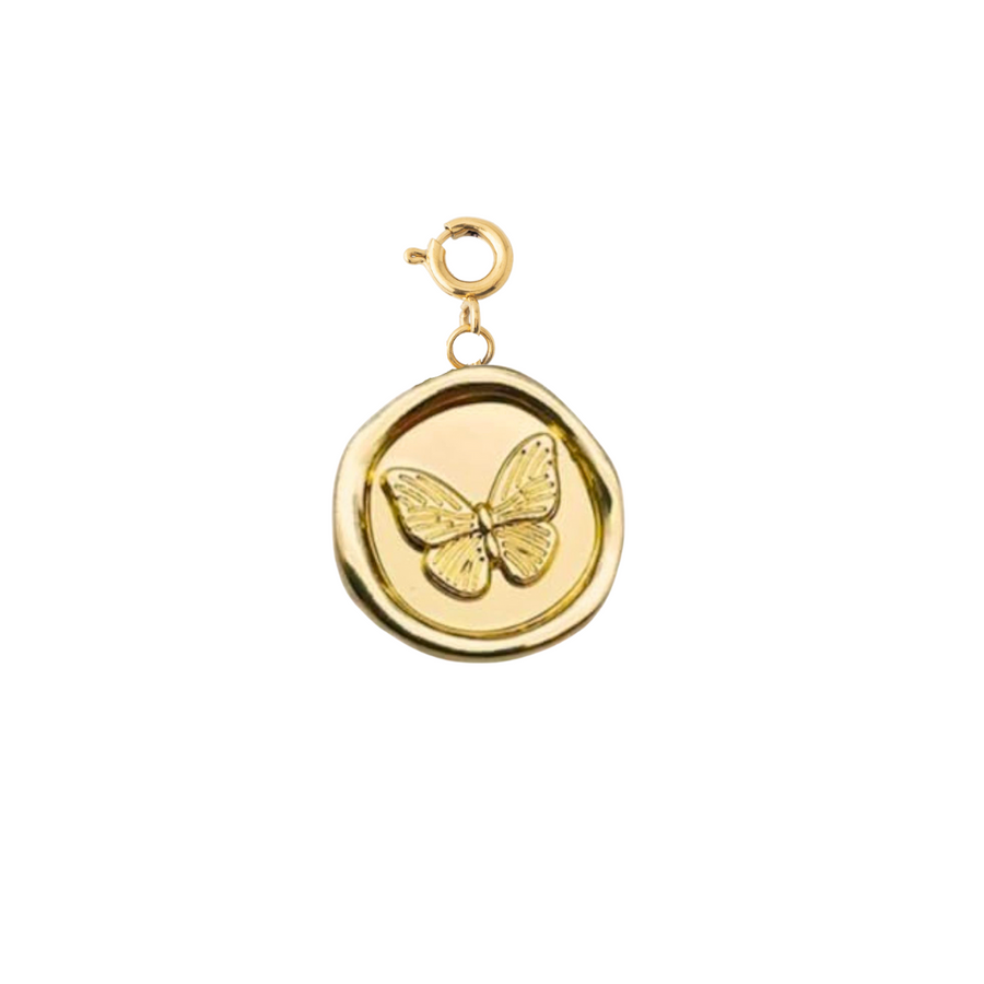 GOLD ENCIRCLED BUTTERFLY